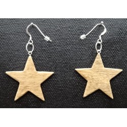 Boucles d'oreilles "étoile".